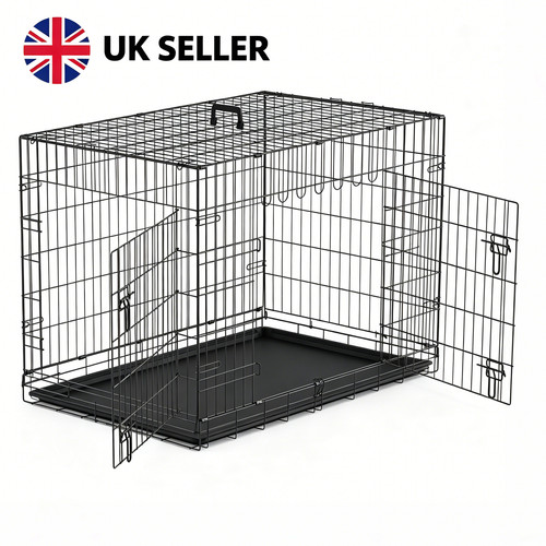 Metal dog crate - metal,
