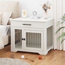 White Dog Cage Dog Crate