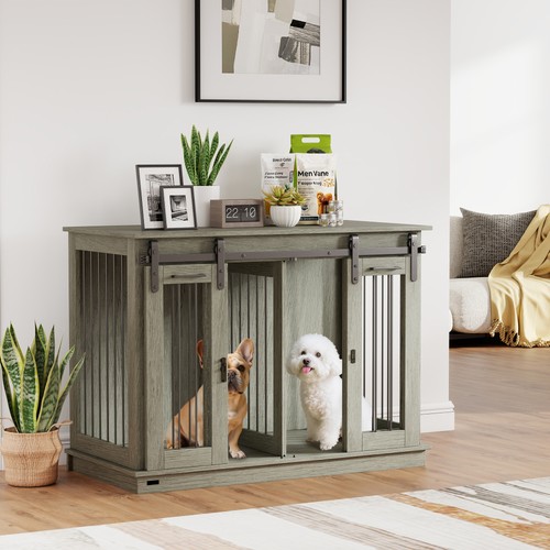 Pawhut dog crate furniture - pawhut,