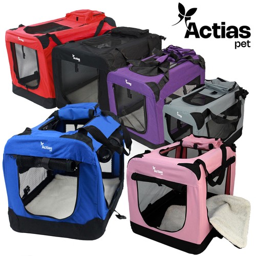 Fabric dog crate puppy carrier - fabric,
