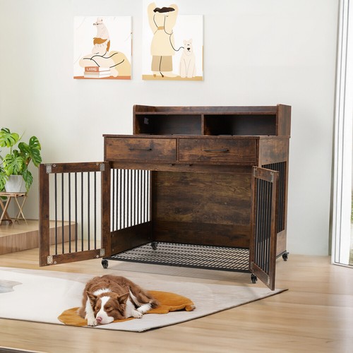 Large wooden dog crate - xl, pet